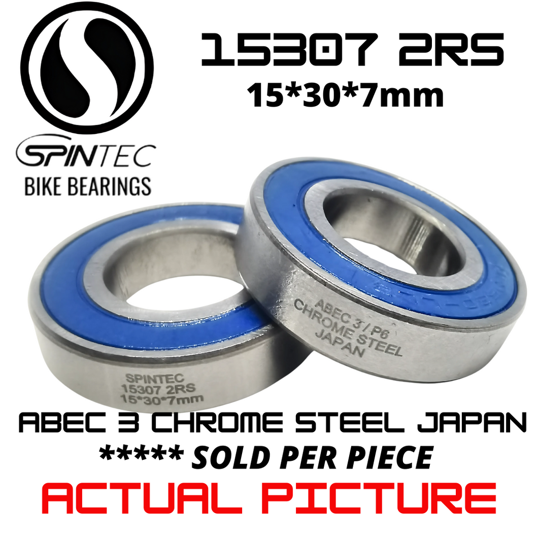 15307 RS / 2RS JAPAN Chrome Steel Rubber Sealed Bearing for Bike Hubs