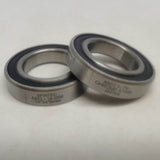 6802-14 RS / 2RS JAPAN Chrome Steel Rubber Sealed Bearing for Bike Hubs