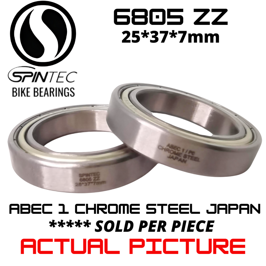 6805ZZ JAPAN Chrome Steel Metal Sealed Bearings for Bike Hubs