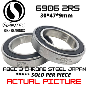 6906 RS / 2RS JAPAN Chrome Steel Rubber Sealed Bearing for Bikes