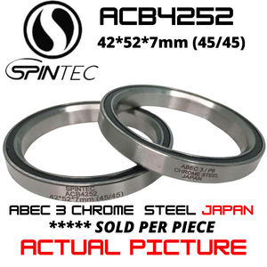 ACB4252 Japan Chrome Steel Rubber Sealed Bearings for Bike Headsets