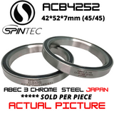 ACB4252 Japan Chrome Steel Rubber Sealed Bearings for Bike Headsets