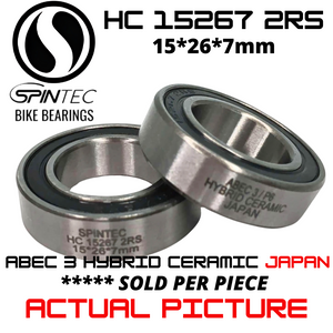 HC 15267 2RS HYBRID CERAMIC JAPAN Bearings for Bike Hubs