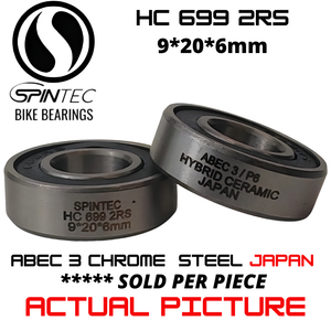 HC 699 RS / 2RS Hybrid Ceramic JAPAN Rubber Sealed Bearing for Bike Hubs