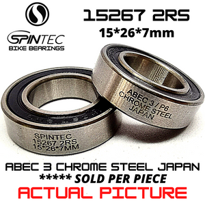 15267 2RS JAPAN Chrome Steel Rubber Sealed Bearings for Bike Hubs