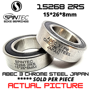 15268 2RS JAPAN Chrome Steel Rubber Sealed Bearings for Bike Hubs