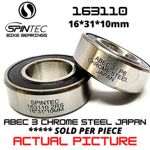 163110 2RS JAPAN Chrome Steel Rubber Sealed Bearings for Bike Bottom Brackets