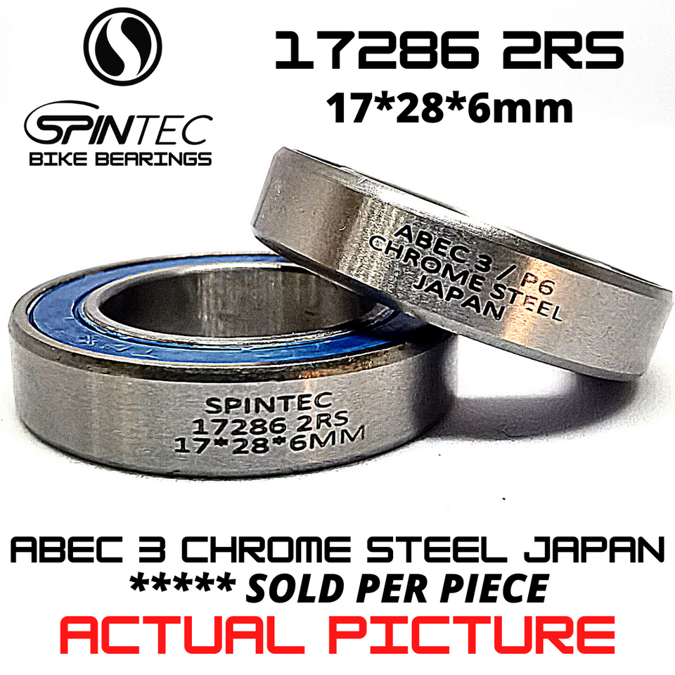 17286 2RS  JAPAN Chrome Steel Rubber Sealed Bearings for Full Suspension Frames