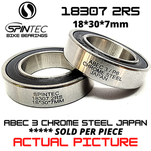 18307 2RS Japan Chrome Steel Rubber Sealed Bearings for Bike Hubs