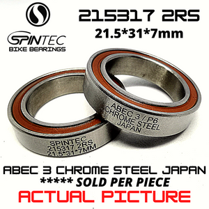 215317 2RS Japan Chrome Steel Rubber Sealed Bearings for Bike Bottom Brackets