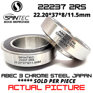 22237 2RS JAPAN Chrome Steel Rubber Sealed Bearings for Bike Bottom Brackets