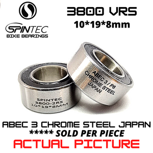 3800 VRS JAPAN Chrome Steel Rubber Sealed Bearings for Full Suspension Frames