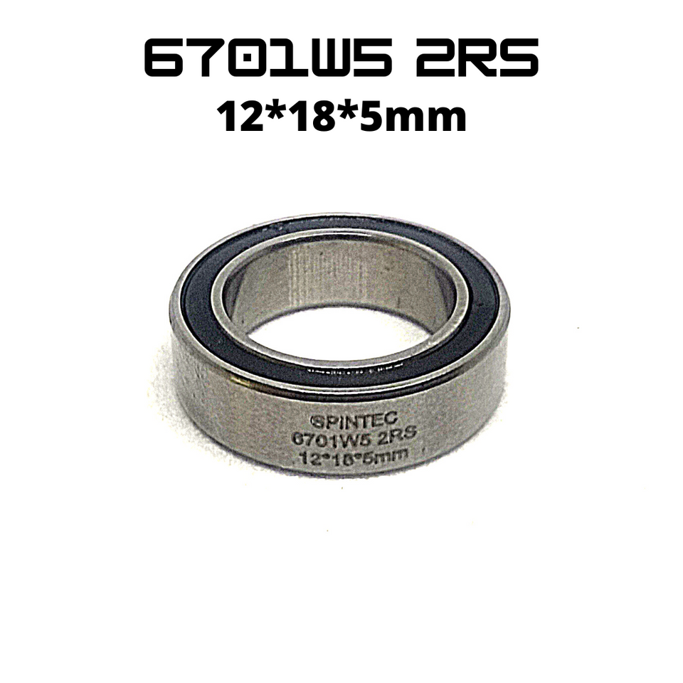 6701W5 2RS Japan Chrome Steel Rubber Sealed Bearings for Bike Pedals