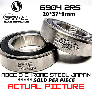 6904 2RS Japan Chrome Steel Rubber Sealed Bearings for Bike Hubs