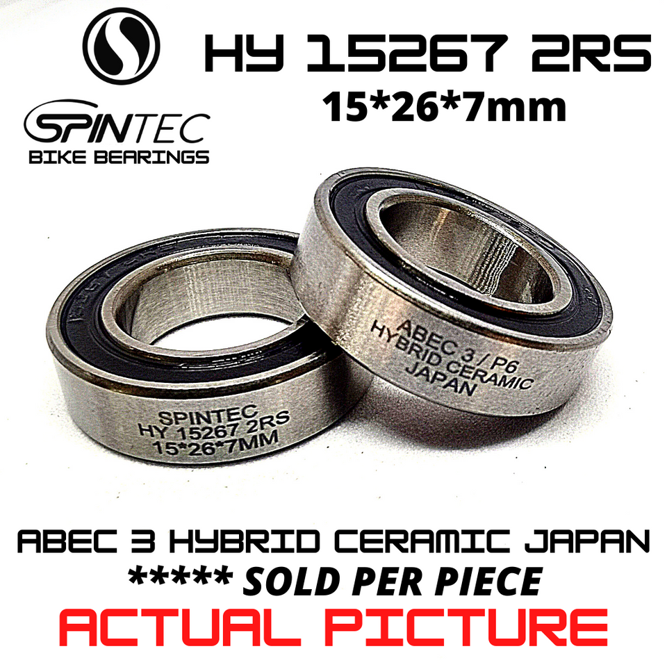 HY15267 2RS HYBRID CERAMIC JAPAN Bearings for Bike Hubs