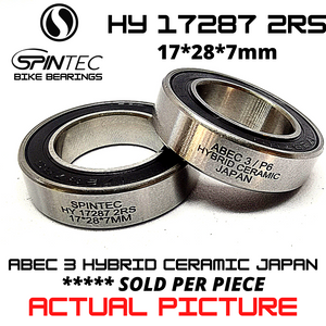 HY17287 2RS HYBRID CERAMIC JAPAN Bearings for Bike Hubs