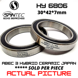 HY6806 2RS HYBRID CERAMIC JAPAN Bearings for Bike Bottom Bracket