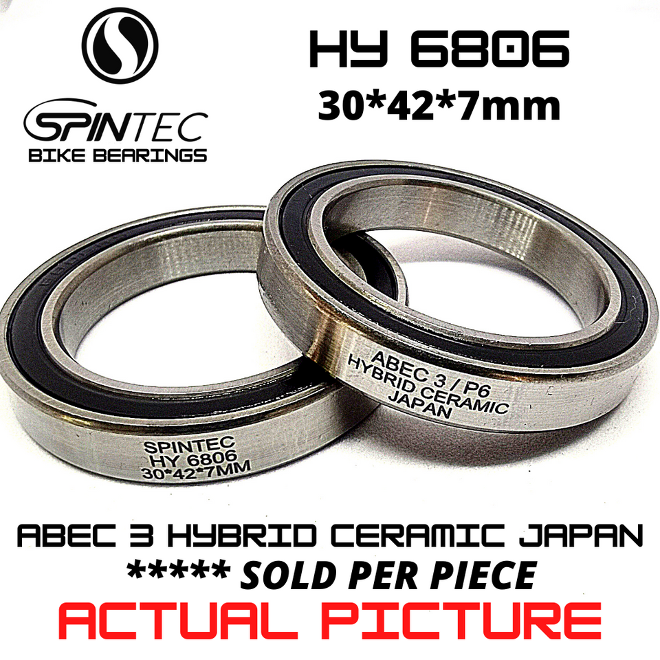 HY 6806 2RS HYBRID CERAMIC JAPAN Bearings for Bike Bottom Bracket