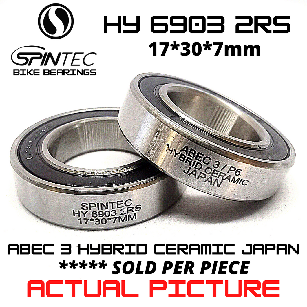 HY 6903 2RS HYBRID CERAMIC JAPAN Bearings for Bike Hubs