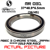 MR031 JAPAN Chrome Steel Rubber Sealed Bearings for Bike Headsets