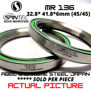 MR136 JAPAN Chrome Steel Rubber Sealed Bearings for Bike Headsets MR136