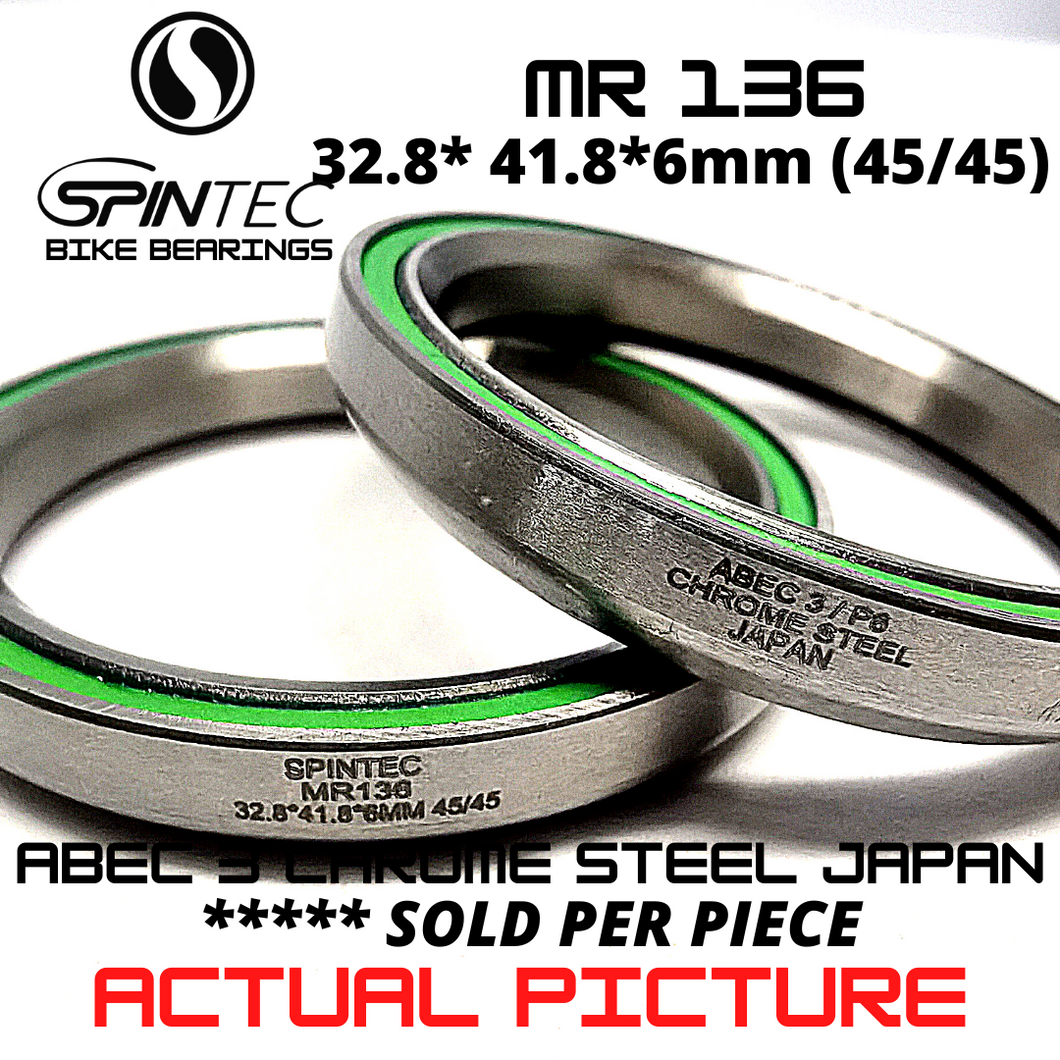 MR136 JAPAN Chrome Steel Rubber Sealed Bearings for Bike Headsets