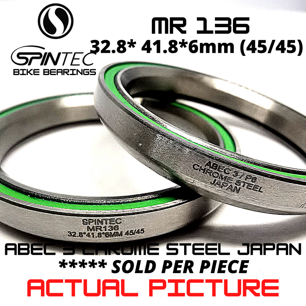 MR136 JAPAN Chrome Steel Rubber Sealed Bearings for Bike Headsets MR136