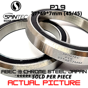P19 / 49mm Japan Chrome Steel Rubber Sealed Bearings for Bike Headsets