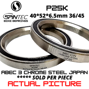 P25K Chrome Steel JAPAN Rubber Sealed Bearing for Bike Headsets