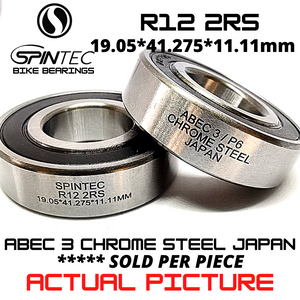 R12 2RS Japan Chrome Steel Rubber Sealed Bearings for BMX Bottom Brackets
