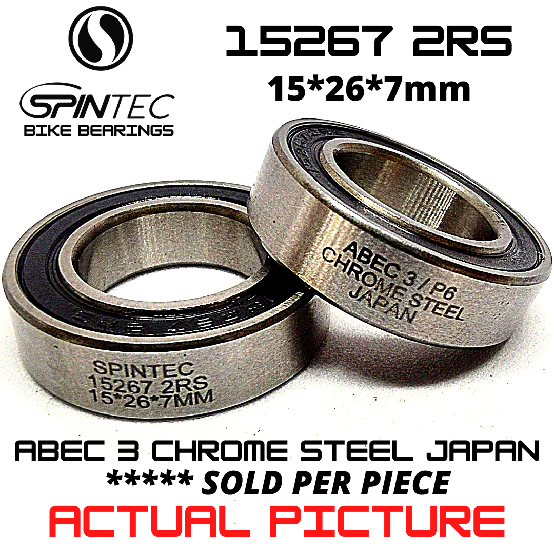 15267 2RS Bicycle Bearing 15*26*7mm – Japan Chrome Steel Rubber Sealed Bike Hub Bearing