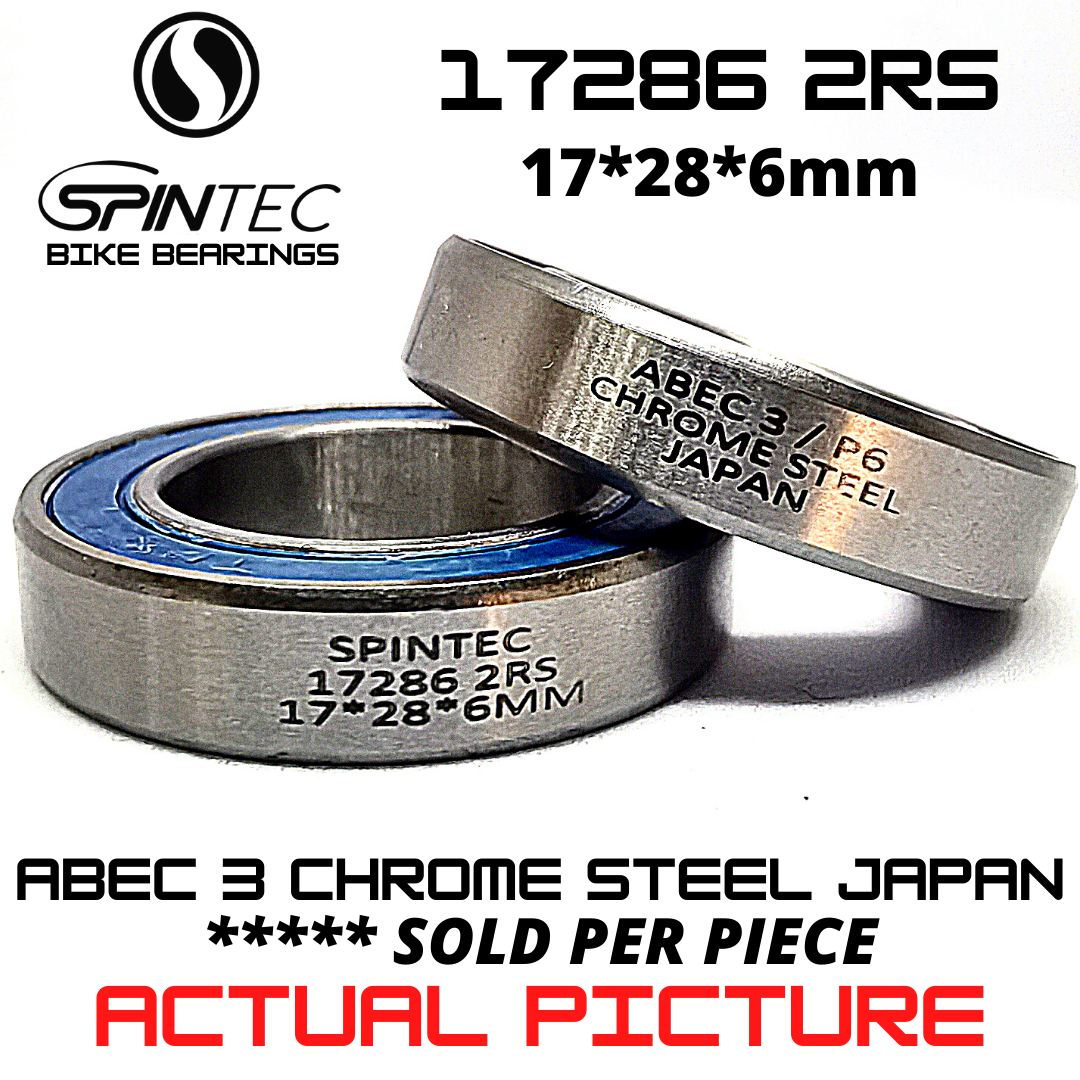 17286 VRS MAX Bicycle Bearing 17*28*6mm – Japan Chrome Steel Rubber Sealed Bike Frame / Linkage Bearing