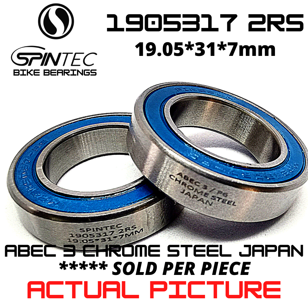 1905317 2RS Bicycle Bearing 19.05*31*7mm – Japan Chrome Steel Rubber Sealed Bike Bottom Bracket Bearing