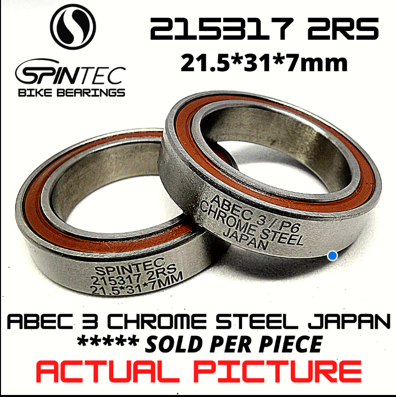 215317 2RS Bicycle Bearing 21.5*31*7mm – Japan Chrome Steel Rubber Sealed Bike Hub & Bottom Bracket Bearing