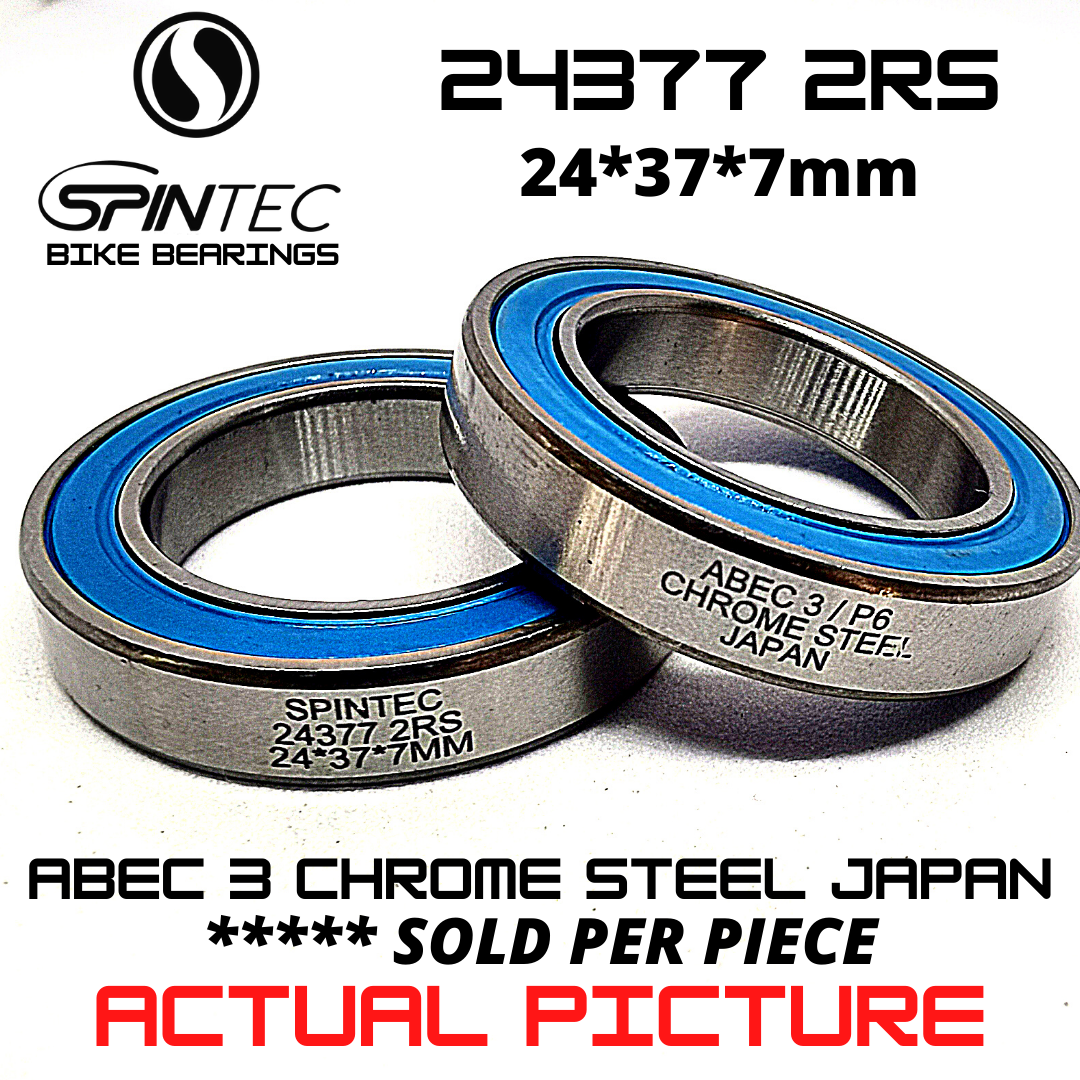 24377 2RS Bicycle Bearing 24*37*7mm – Japan Chrome Steel Rubber Sealed Bike Bottom Bracket Bearing