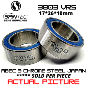 3803 VRS MAX Bicycle Bearing 17*26*10mm – Japan Chrome Steel Rubber Sealed Bike Frame / Linkage Bearing