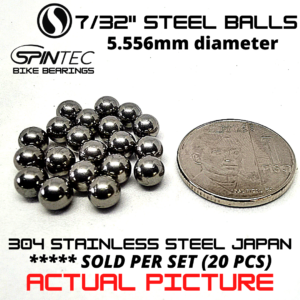 7/32  Bicycle Bearing 5.556mm – Japan Stainless Steel Loose Ball Bike Bearing