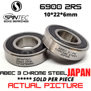 6900 2RS Bicycle Bearing 10*22*6mm – Japan Chrome Steel Rubber Sealed Bike Hub Bearing