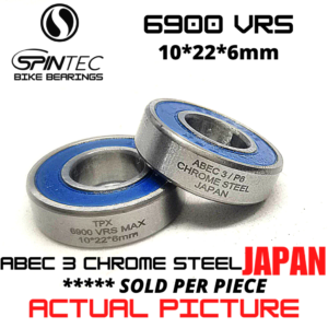 6900 VRS MAX Bicycle Bearing 10*22*6mm – Japan Chrome Steel Rubber Sealed Bike Frame / Linkage Bearing