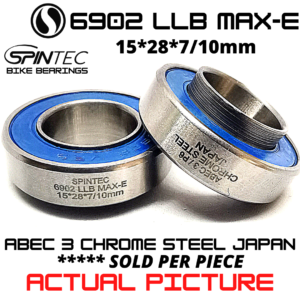 6902 VRS MAX-E  Bicycle Bearing 15*28*7/10mm – Japan Chrome Steel Rubber Sealed Bike Frame / Linkage Bearing
