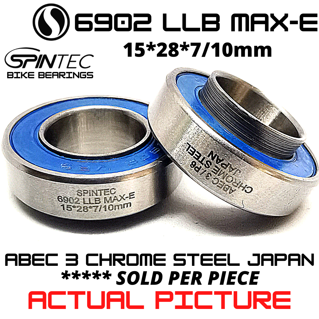 6902 VRS MAX-E Bicycle Bearing 15*28*7/10mm – Japan Chrome Steel Rubber Sealed Bike Frame / Linkage Bearing