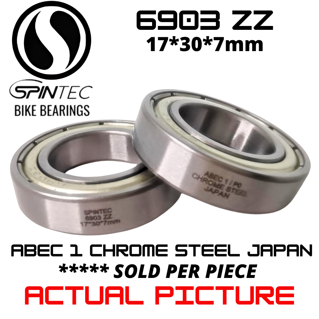 6903ZZ Bicycle Bearing 17*30*7mm – Japan Chrome Steel Metal Sealed Bike Bearing