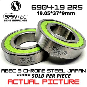 6904-19 2RS Bicycle Bearing 19.05*37*9mm – Japan Chrome Steel Rubber Sealed Bike Bottom Bracket Bearing