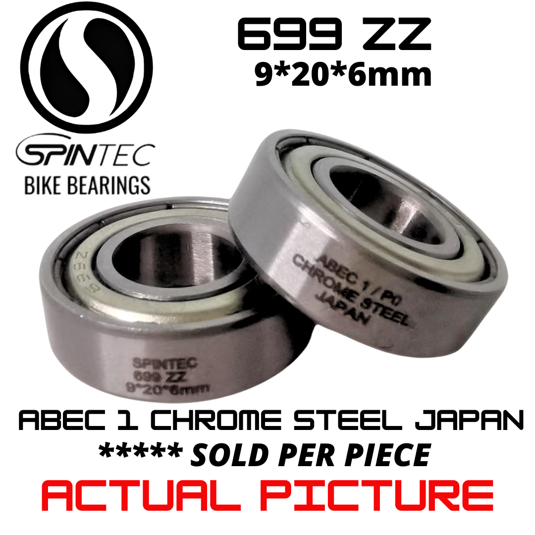 609ZZ Bicycle Bearing 9*24*7mm – Japan Chrome Steel Metal Sealed Bike Bearing