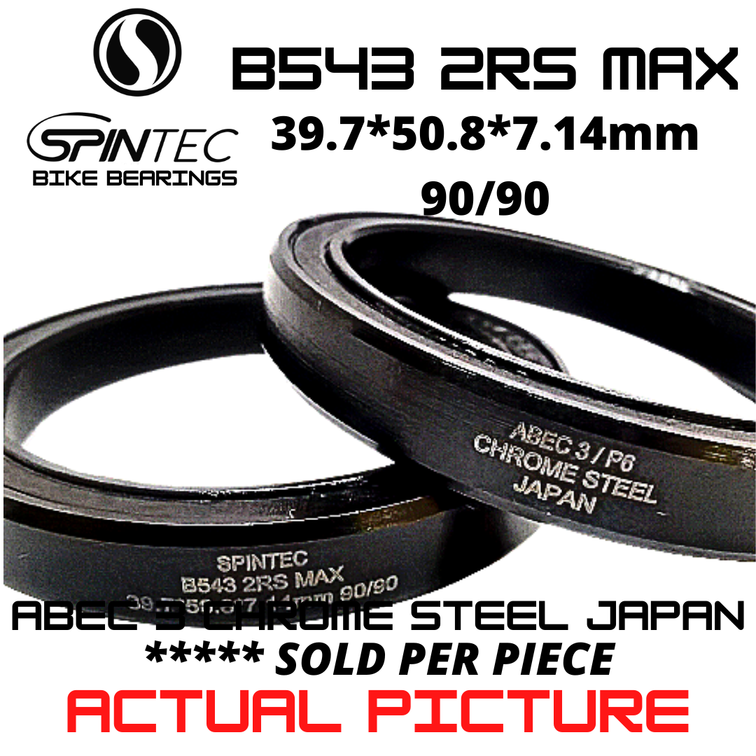 B543 VRS MAX Bicycle Bearing 39.7*50.8*7.14mm (90/90) – Japan Chrome Steel Rubber Sealed Bike Headset Bearing