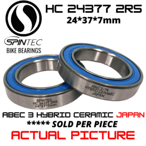 HC24377 2RS Bicycle Bearing 24*37*7mm – Japan Hybrid Ceramic Rubber Sealed Bike Bearing