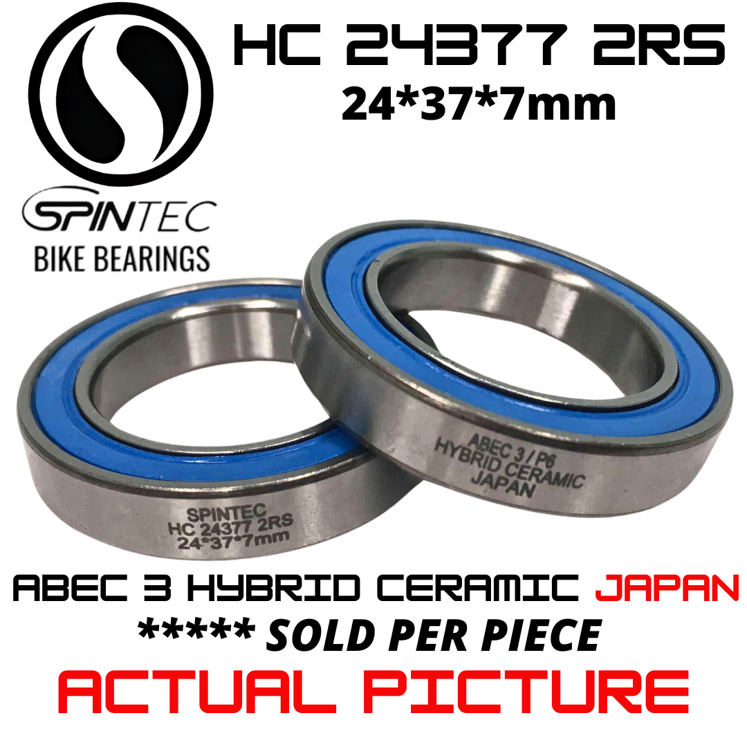 HC24377 2RS Bicycle Bearing 24*37*7mm – Japan Hybrid Ceramic Rubber Sealed Bike Bearing