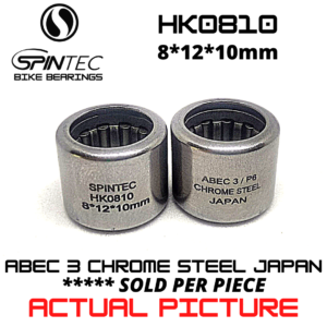 HK0810 Bicycle Bearing 8*12*10mm – Japan Chrome Steel Rubber Sealed Bike Pedal Bearing