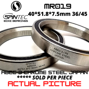 MR019 Bicycle Bearing 40*51.8*7.5mm  (36/45) – Japan Chrome Steel Rubber Sealed Bike Headset Bearing
