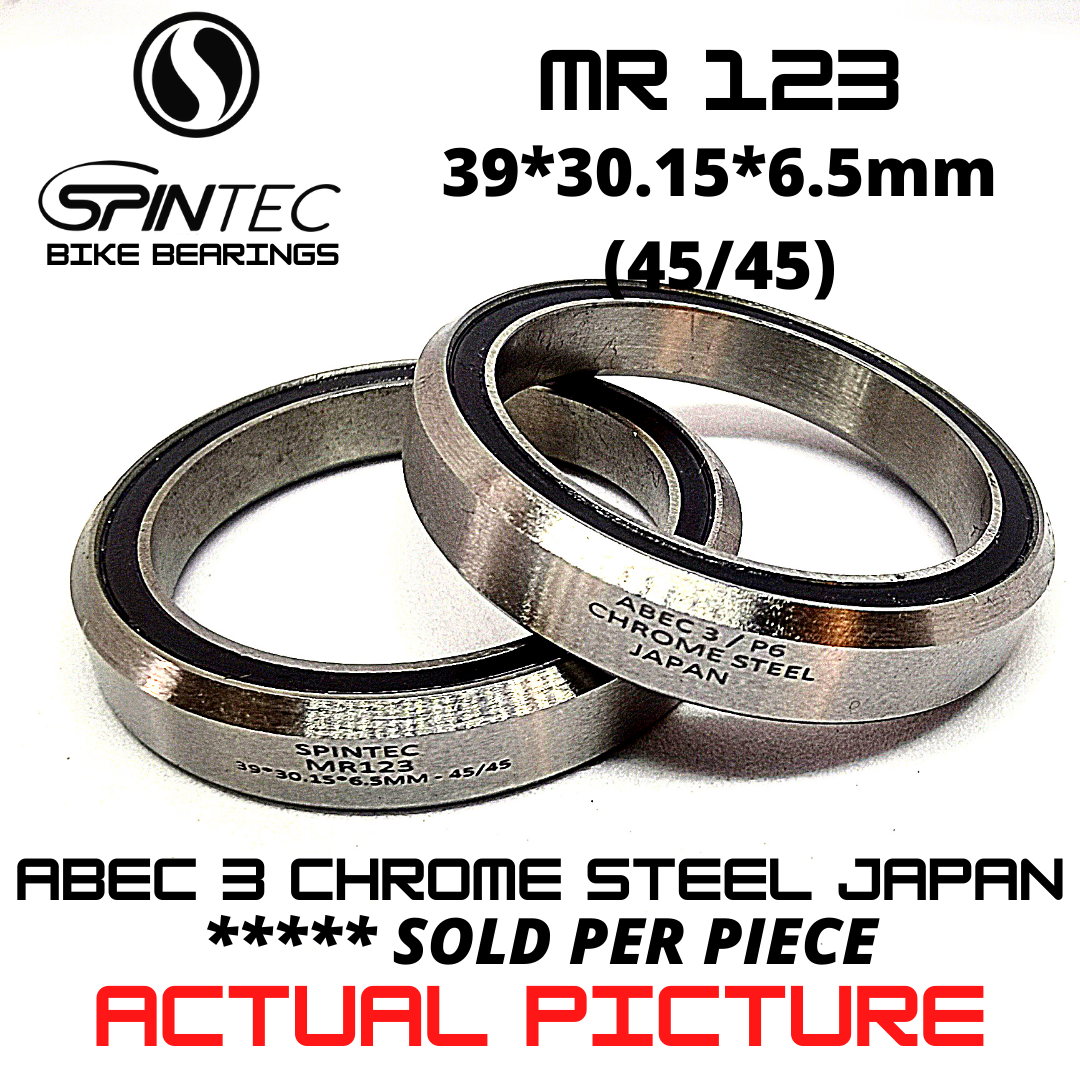 MR123 Bicycle Bearing 30.15*39*6.5mm (45/45) – Japan Chrome Steel Rubber Sealed Bike Headset Bearing
